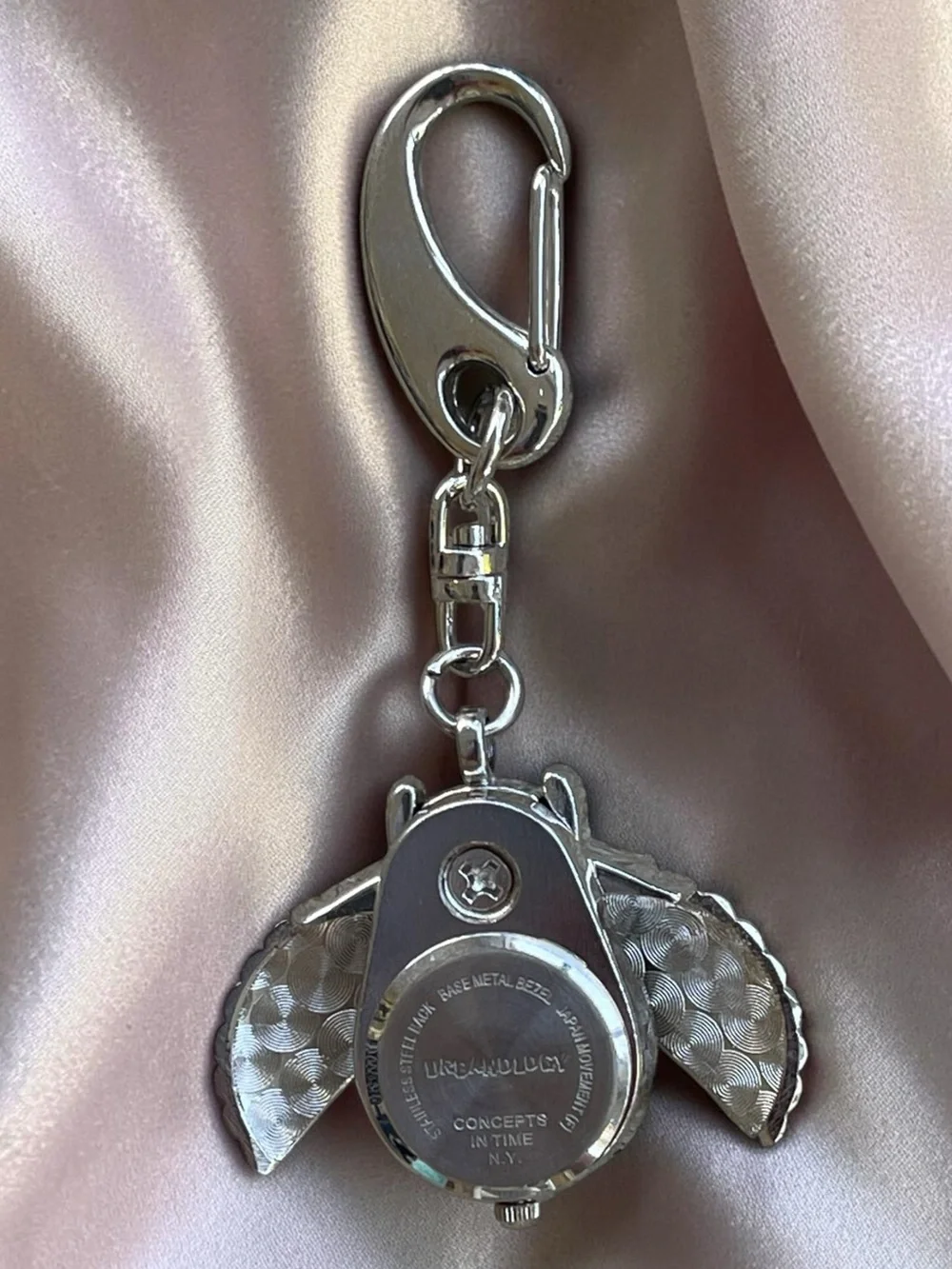 Urbanology Ladybug Pocket Watch Keychain Working Watch New Battery